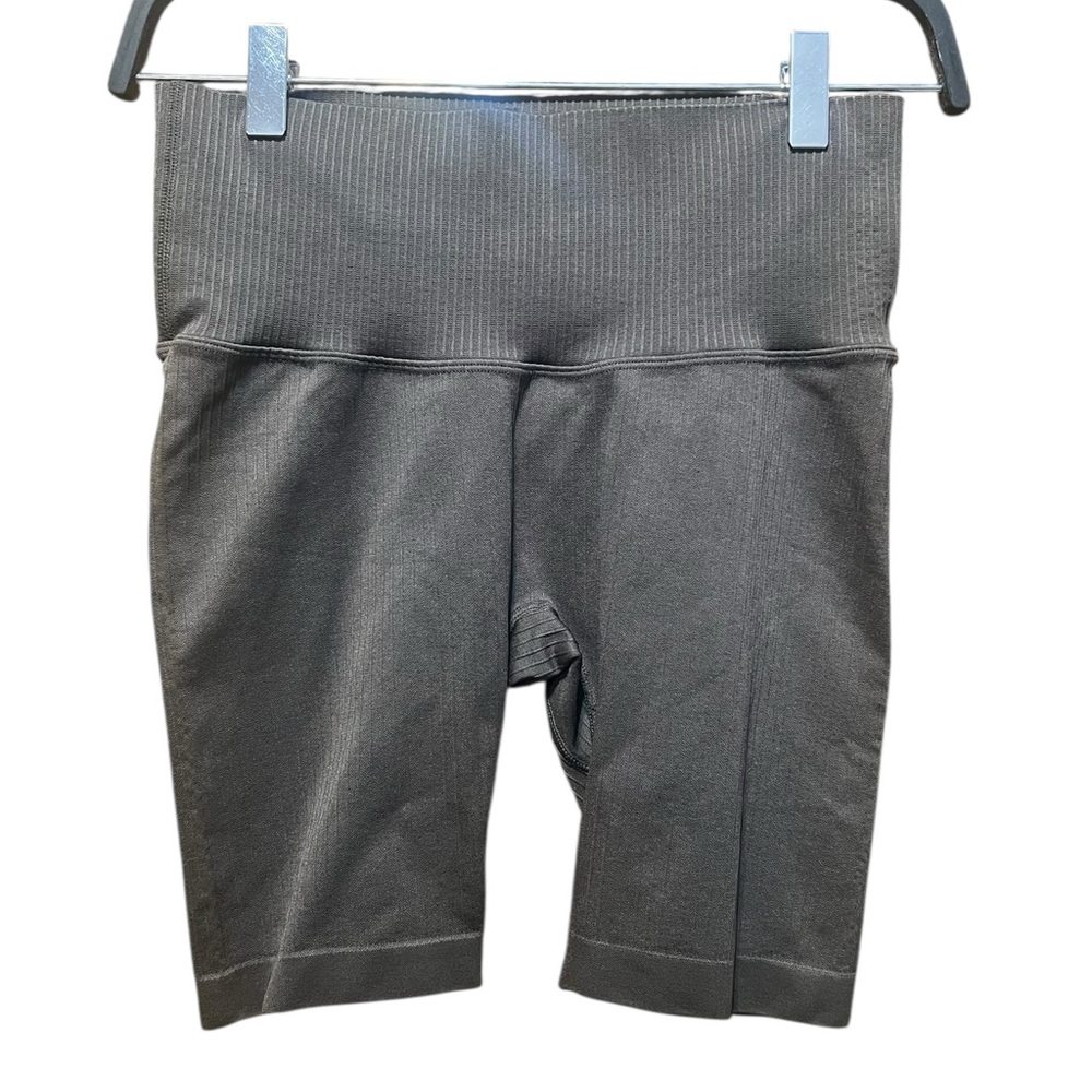 Ethos Brown Ribbed Bike Shorts 7" inseam Size Large